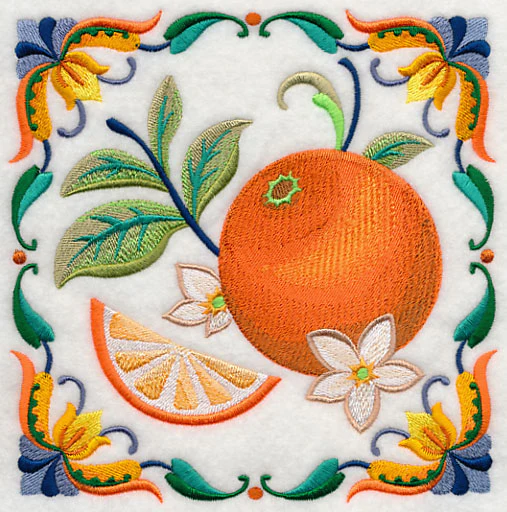 Majolica Orange Square - Image 2