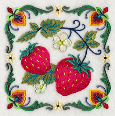 Majolica Strawberry Square - Image 4