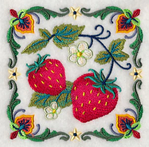 Majolica Strawberry Square - Image 5