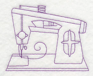 Make It Sew Machine 4 (Redwork)