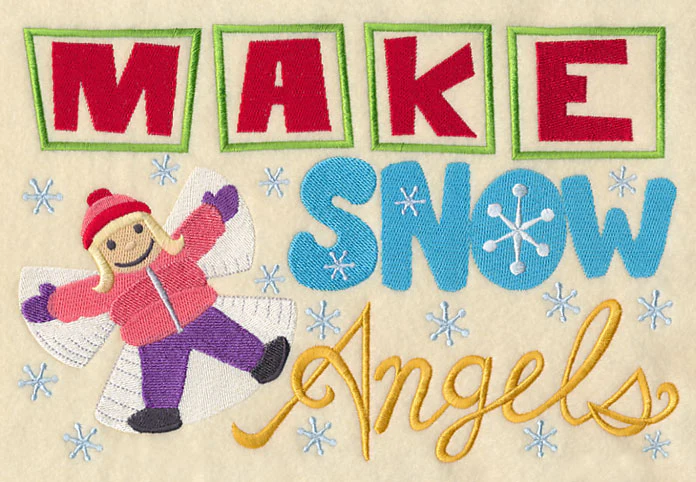 Make Snow Angels Girl - Image 2