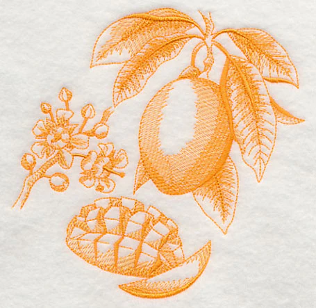 Mango Botanical (Toile) - Image 3