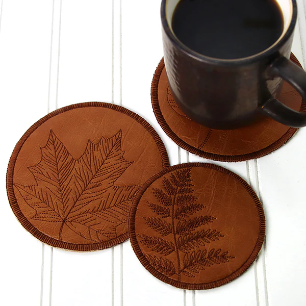 Maple Leaf Coaster (In-the-Hoop) - Image 2