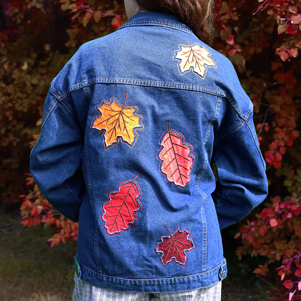 Maple Leaf Silhouette (Reverse Applique) - Image 2