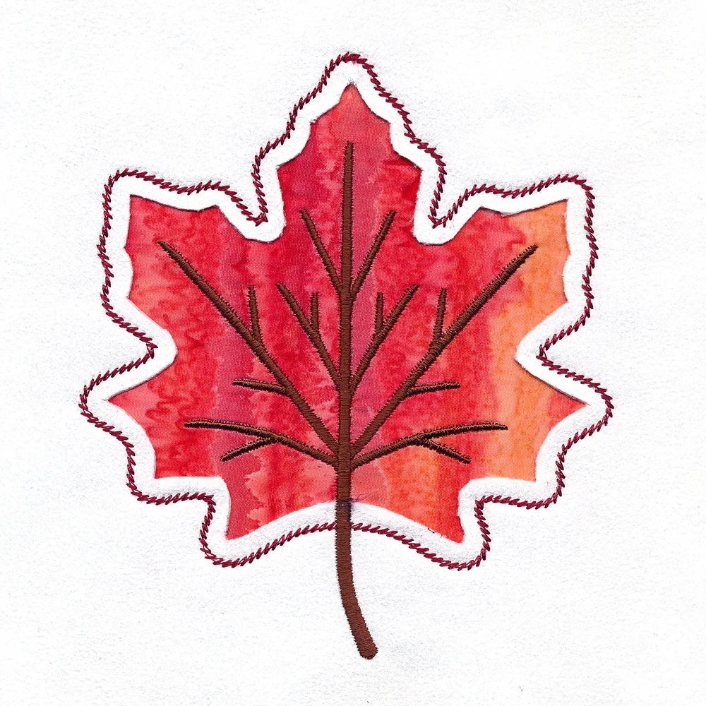 Maple Leaf Silhouette (Reverse Applique) - Image 6