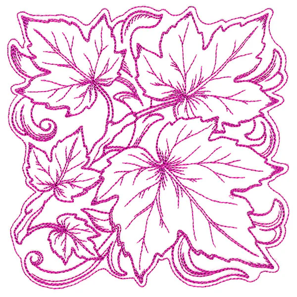 Maple Leaves in Autumn Square - Image 7