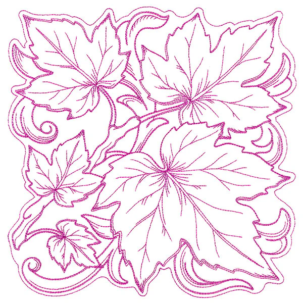 Maple Leaves in Autumn Square - Image 9
