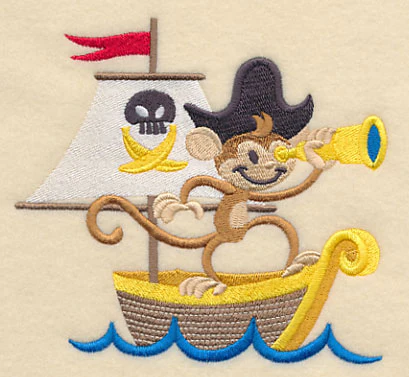 Marcello Monkey on a Pirate Ship - Image 3
