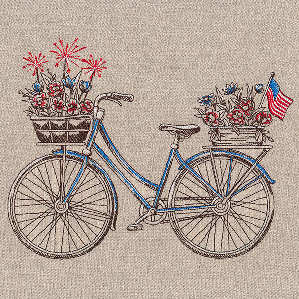 Market Bicycle - Americana Blooms - Image 4