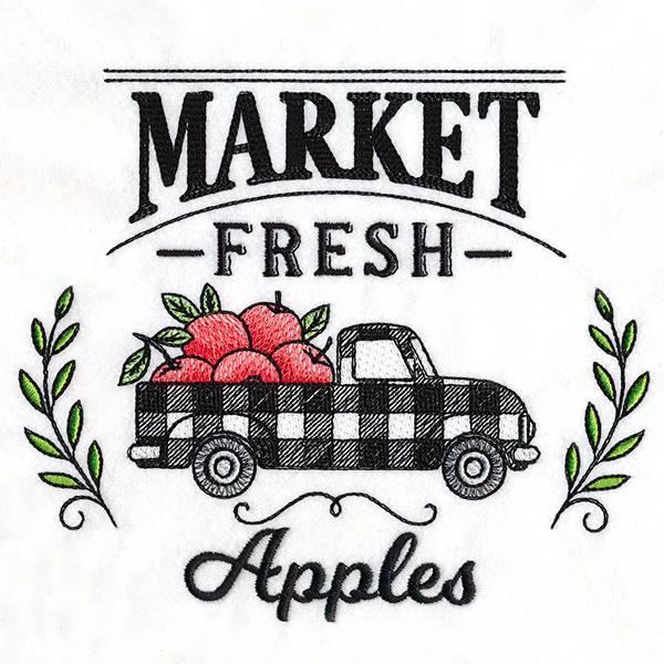 Market Fresh Retro Truck - Apples - Image 3