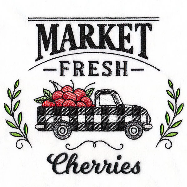 Market Fresh Retro Truck - Cherries - Image 3