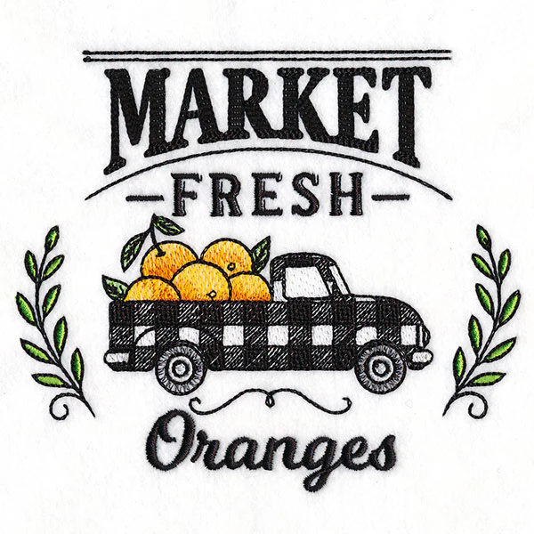 Market Fresh Retro Truck - Oranges - Image 5