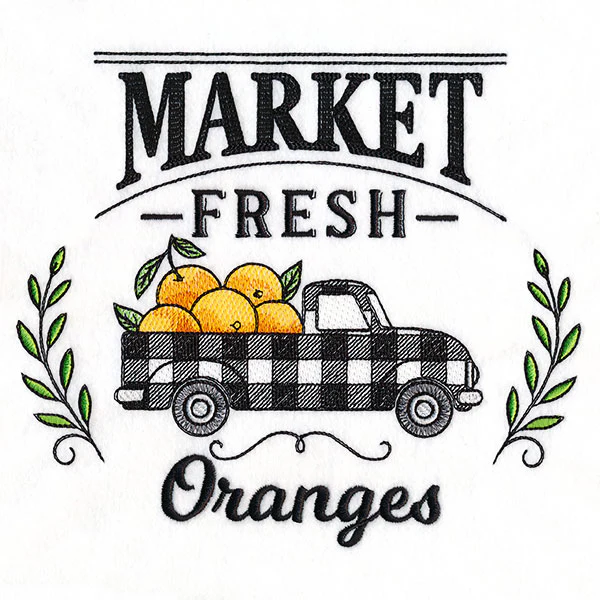 Market Fresh Retro Truck - Oranges - Image 7