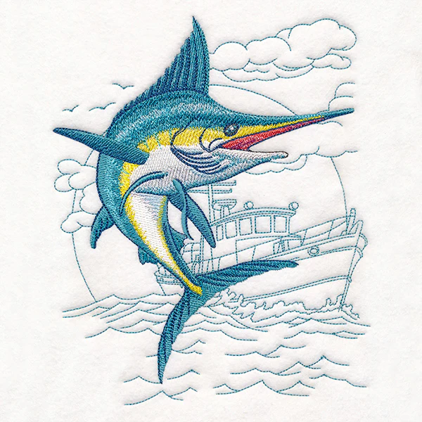 Marlin with Fishing Boat Echo - Image 8