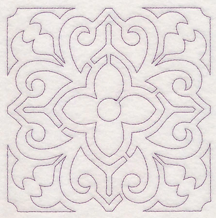 Marrakesh Tile Quilting Square 4 - Image 3