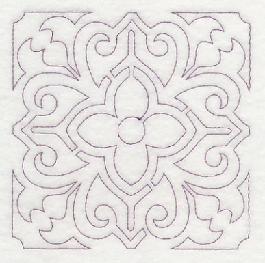 Marrakesh Tile Quilting Square 4 - Image 4