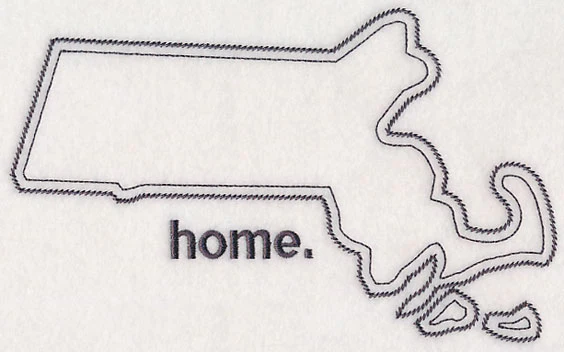 Massachusetts Outline (Vintage) - Image 2