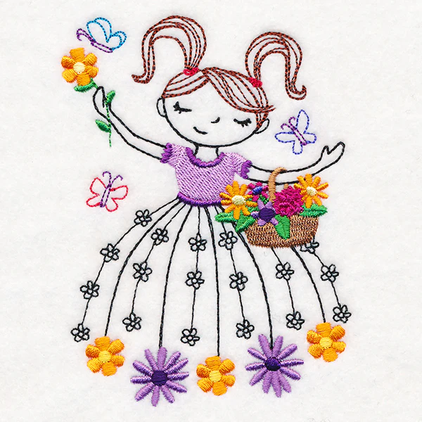 May Friend with Spring Flowers - Image 2