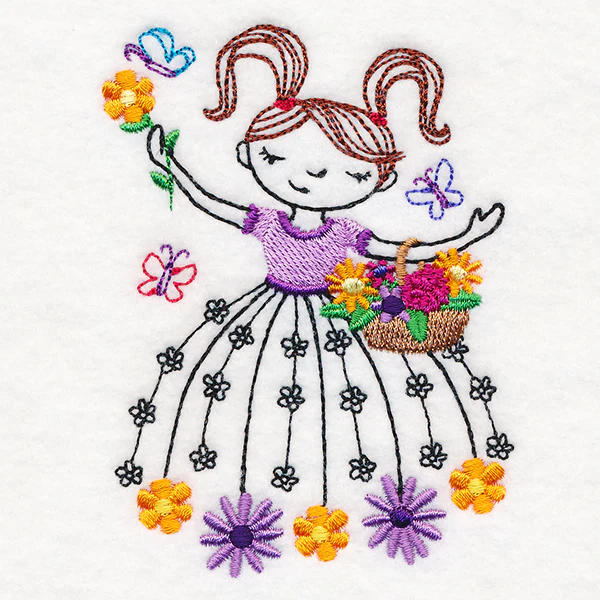 May Friend with Spring Flowers - Image 3