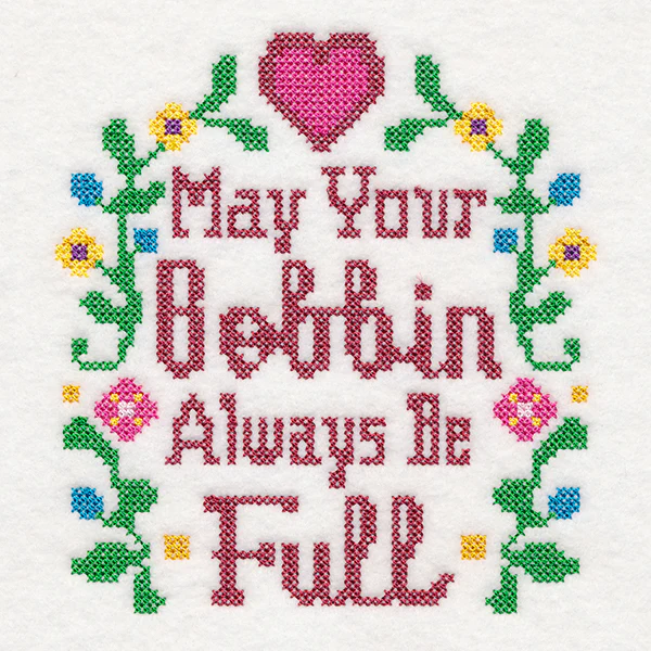 May Your Bobbin Always Be Full (Cross Stitch) - Image 2