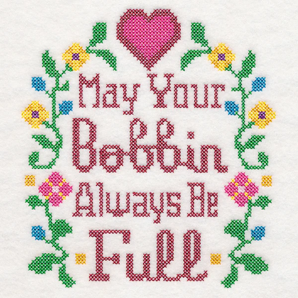 May Your Bobbin Always Be Full (Cross Stitch) - Image 3