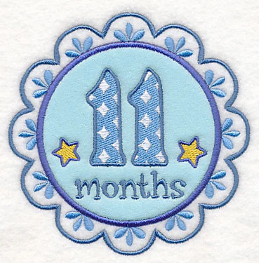 Medallion - 11 Months (Applique) - Image 4