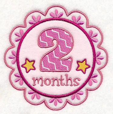 Medallion - 2 Months (Applique) - Image 4
