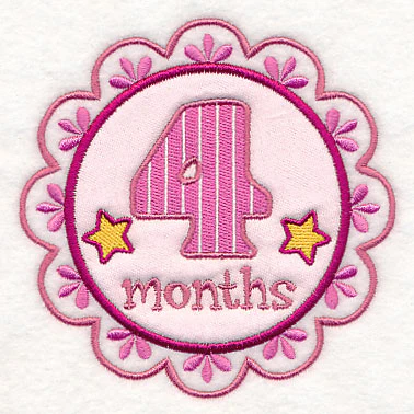 Medallion - 4 Months (Applique) - Image 4