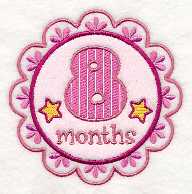 Medallion - 8 Months (Applique) - Image 4