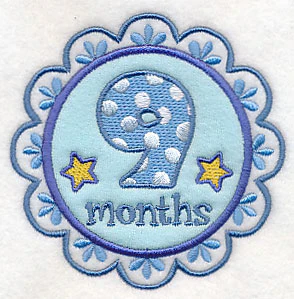 Medallion - 9 Months (Applique) - Image 2