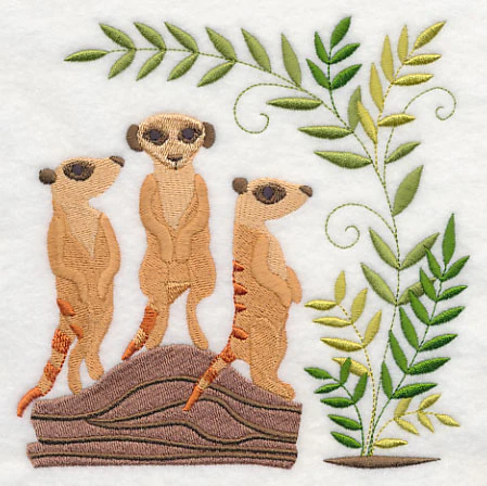 Meerkats and Savanna Plants - Image 3
