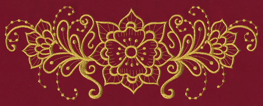 Mehndi Beauty (Goldwork) - Image 12