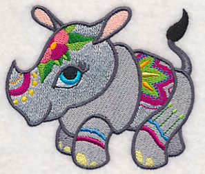 Mehndi Jungle Rhino - Image 3