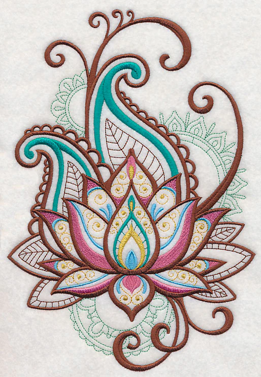 Mehndi Lotus Spray - Image 5
