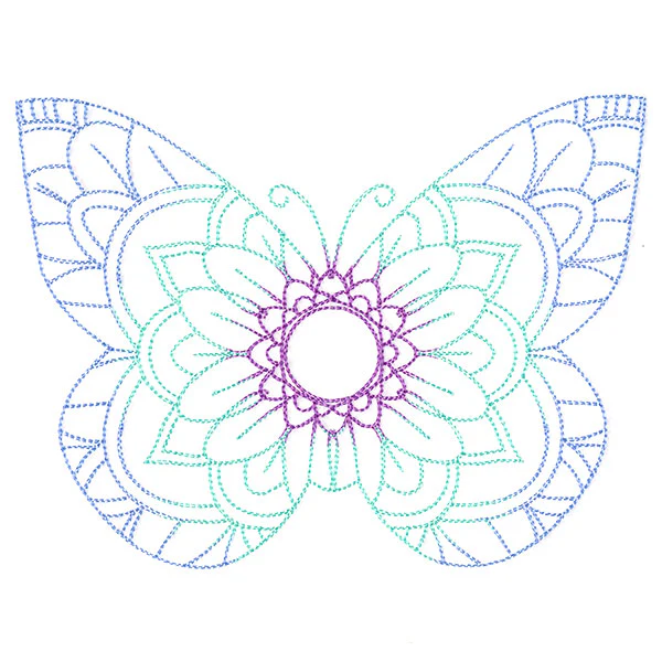 Mehndi Mandala Butterfly 3 - Image 3