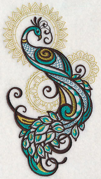 Mehndi Peacock Spray - Image 5