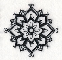 Mendhi Flourish 1 (Blackwork) - Image 2