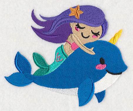 Mermaid Friends - Narwhal and Mermaid - Image 2