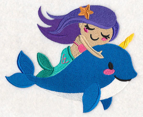 Mermaid Friends - Narwhal and Mermaid - Image 4