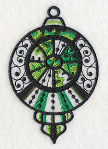 Merry and Bright Ornament (Blackwork) - Image 5