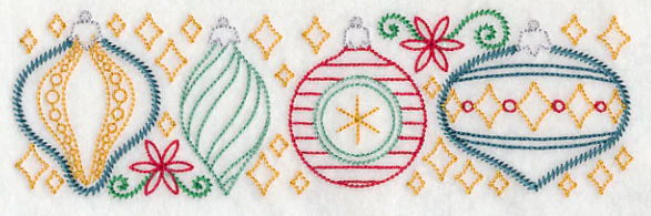 Merry and Bright Ornament Border - Image 3