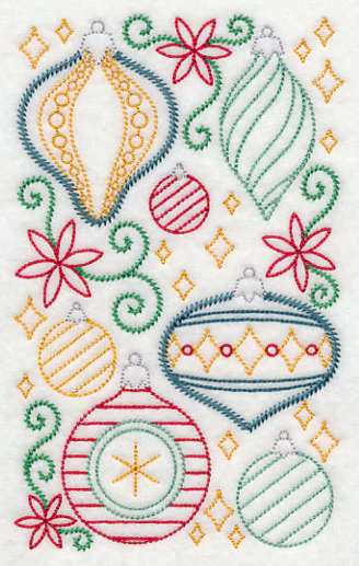 Merry and Bright Ornament Medley (Vintage) - Image 4