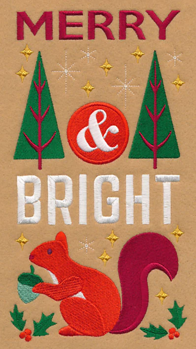 Merry and Bright with Squirrel - Image 3