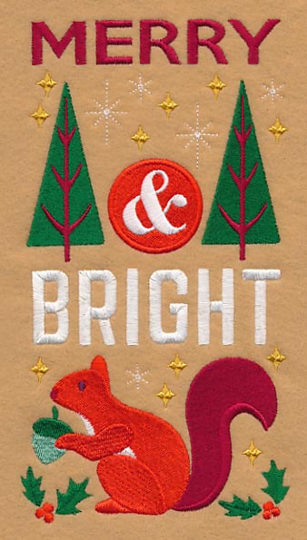 Merry and Bright with Squirrel - Image 5