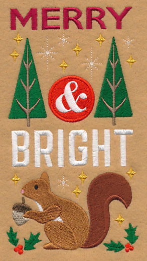 Merry and Bright with Squirrel - Image 8