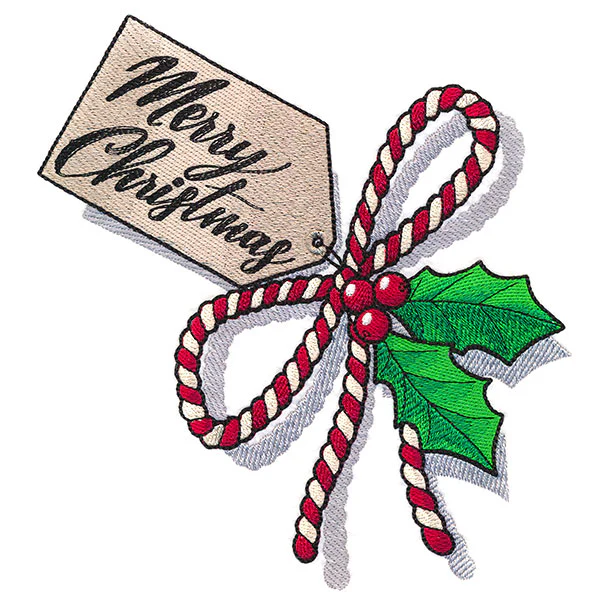 Merry Christmas Bow - Image 2