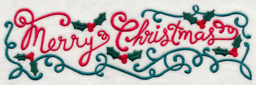 Merry Christmas Holly Border - Image 6