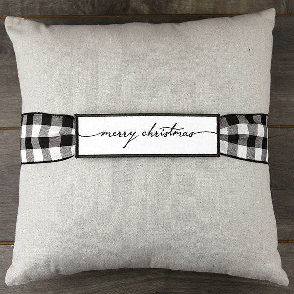 Merry Christmas Pillow Wrap (In-the-Hoop) - Image 5