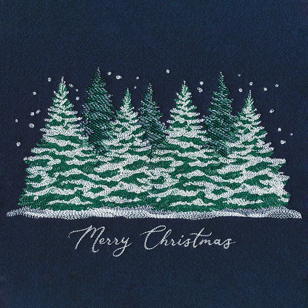Merry Christmas Pine Tree Border - Image 3