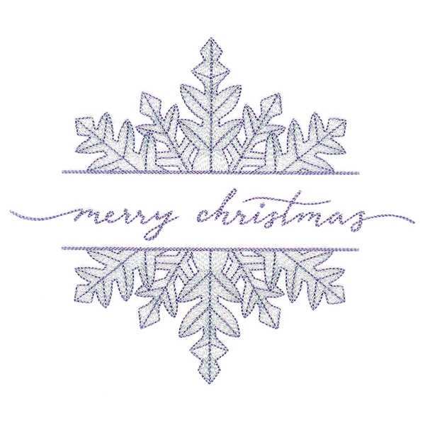 Merry Christmas Snowflake - Image 4